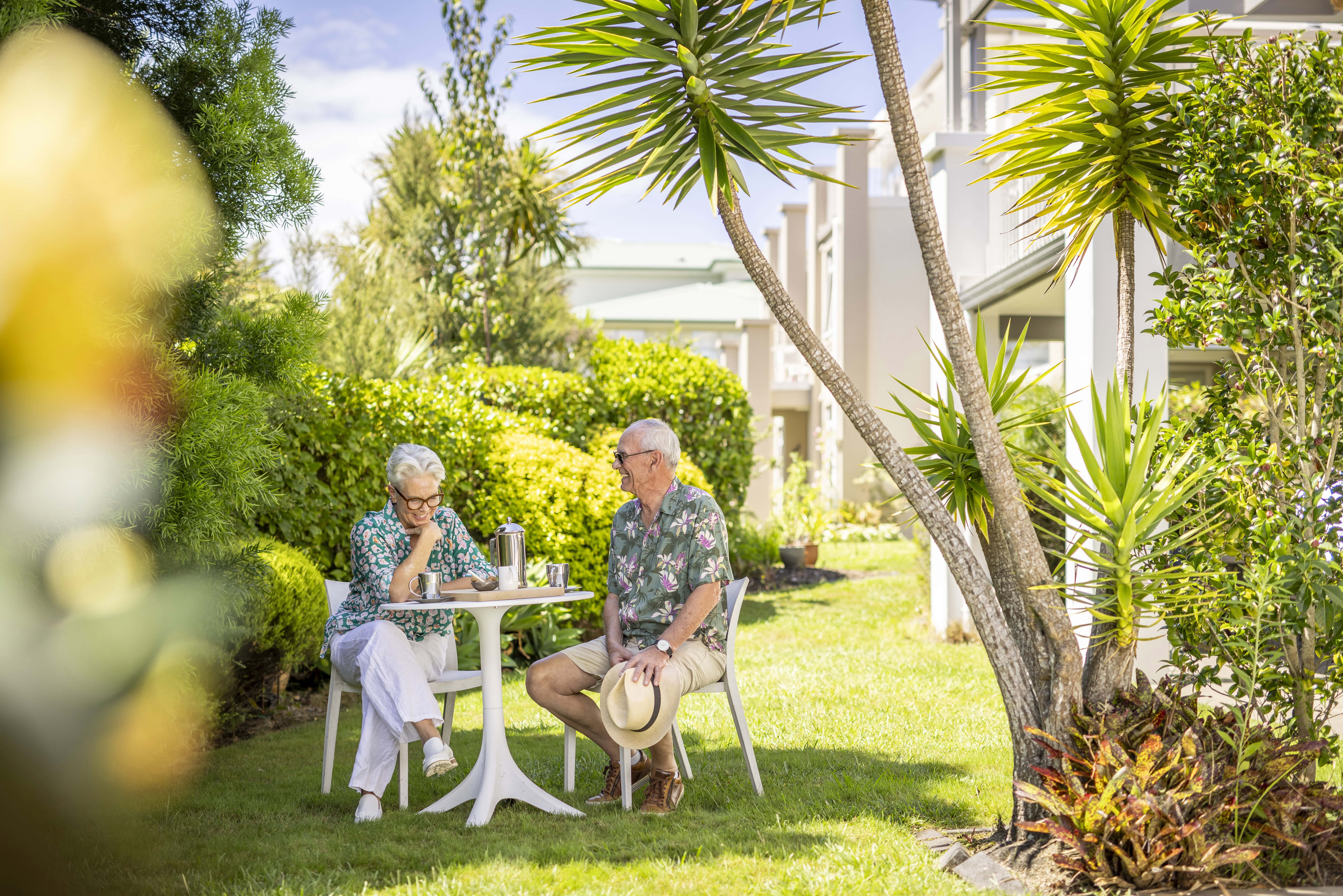 Modern retirement townhouses in Albany Auckland at Settlers Village, offering spacious living, comfort, and community lifestyle.